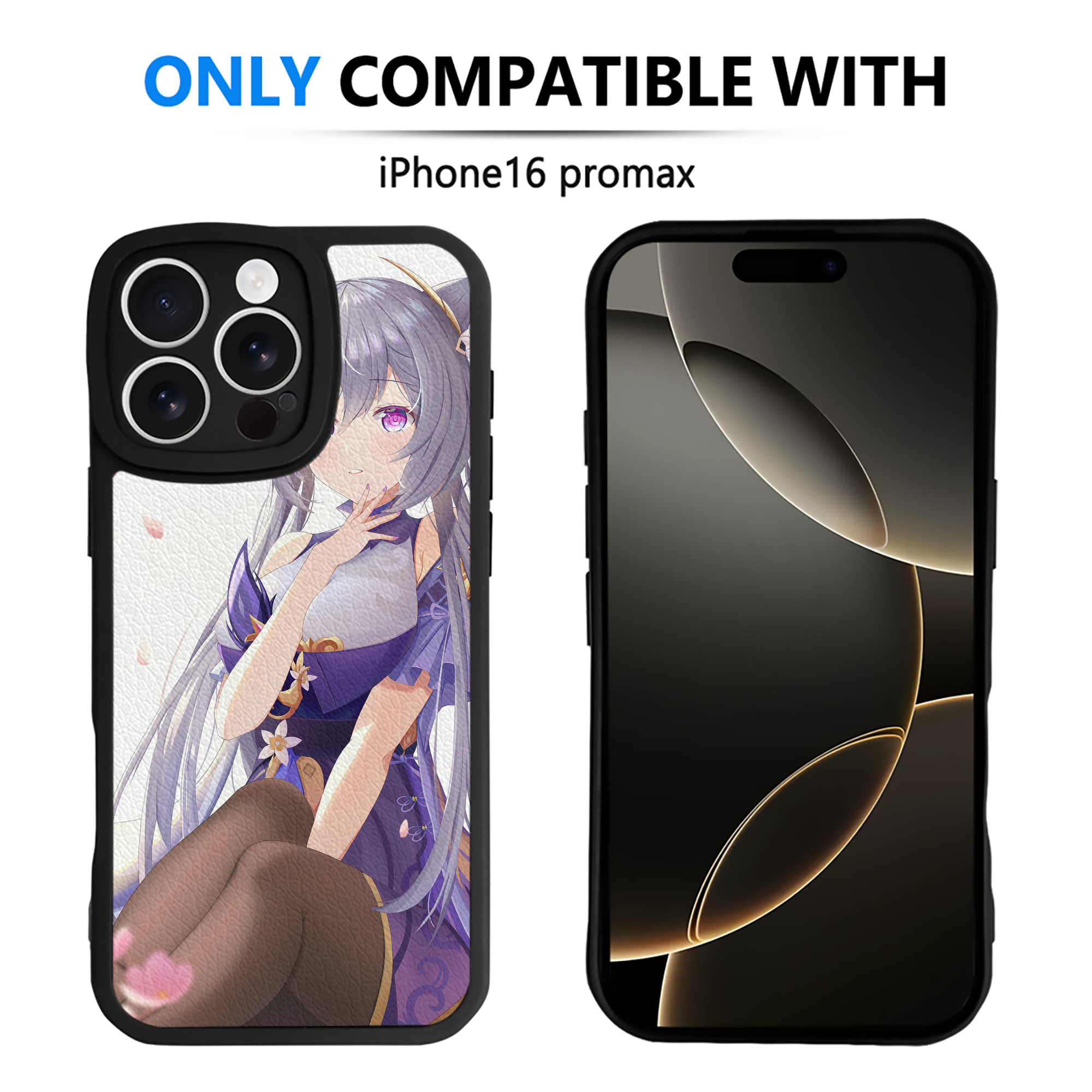 げんし神 genshin 【iPhone 16シリーズ対応】シリコンスマホケース（レザー調） 材質：シリコン